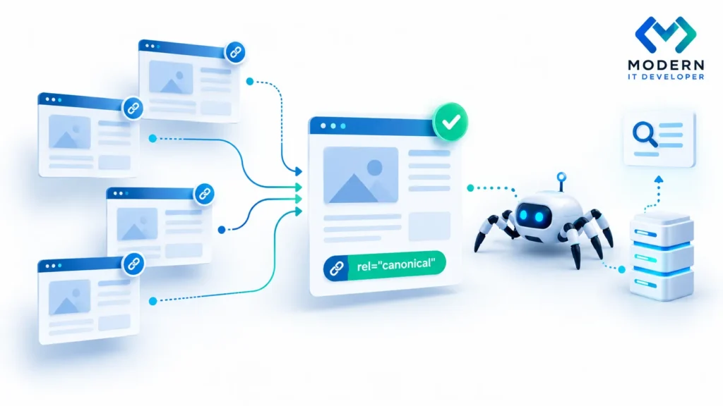 Canonical URLs and indexing directives in a technical SEO audit