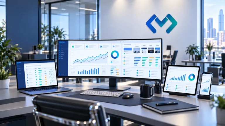 AI tool analyzing competitor SEO data and website rankings