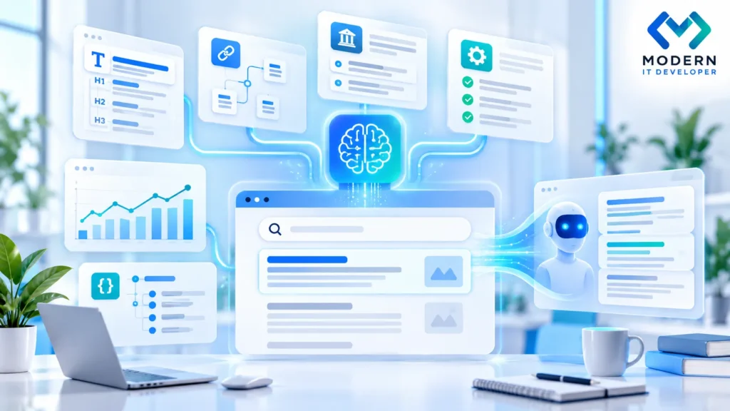 Website optimization workflow for AI search visibility