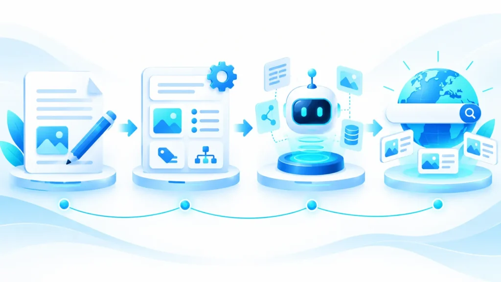 Steps for optimizing content for AI search engines