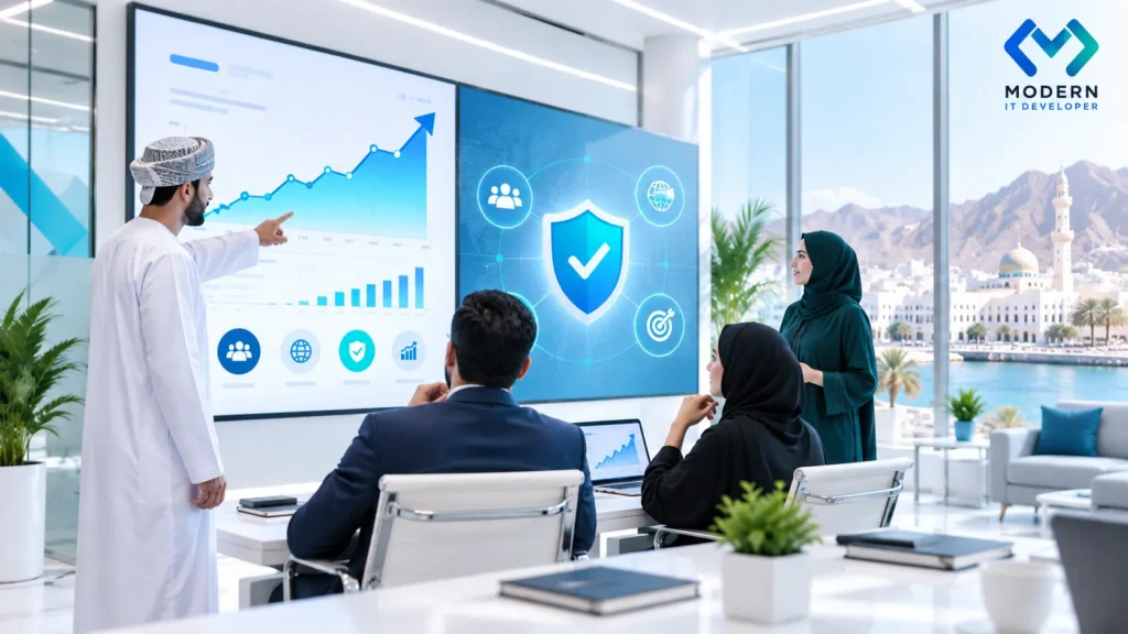 Business building brand authority through digital marketing and SEO strategies