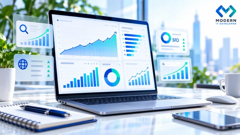 Analytics dashboard showing brand growth metrics
