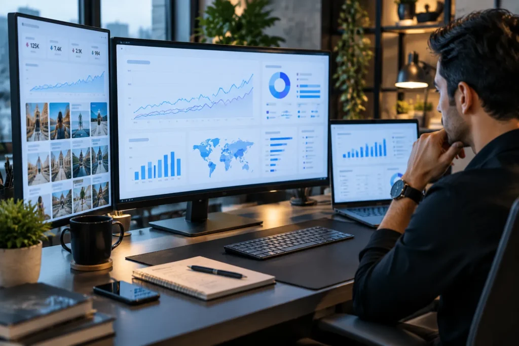 Instagram engagement metrics analysis