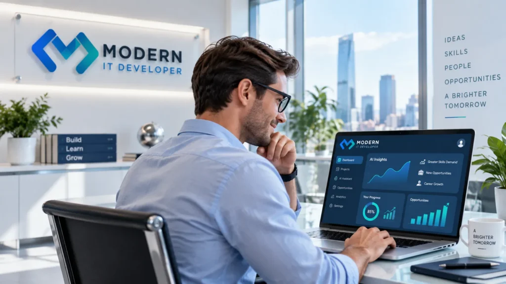 Professional building career opportunities with artificial intelligence