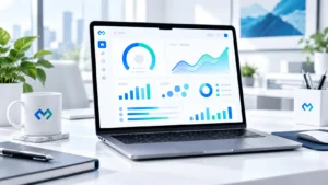 Website performance test showing speed analytics and loading metrics